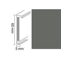 Плинтус Плинтус Dollken TS60 Life 1147 (1184/0146) Серый фото 1 | FLOORDEALER